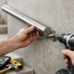 Montera ledstång i betongvägg rätt från start